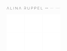 Tablet Screenshot of alinaruppel.com